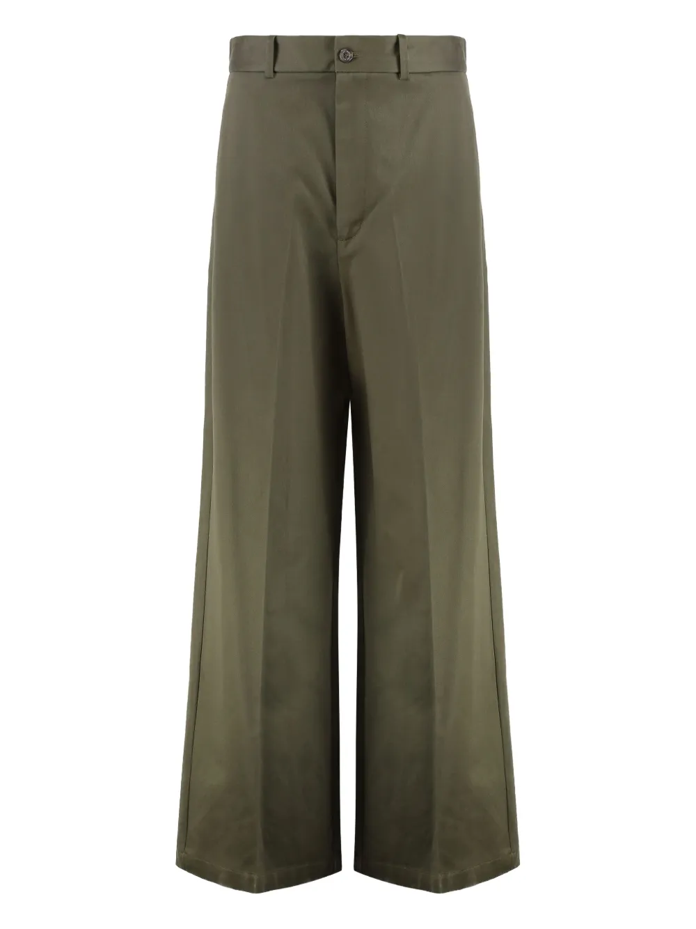 Nili Lotan Broek met wijde pijpen Groen