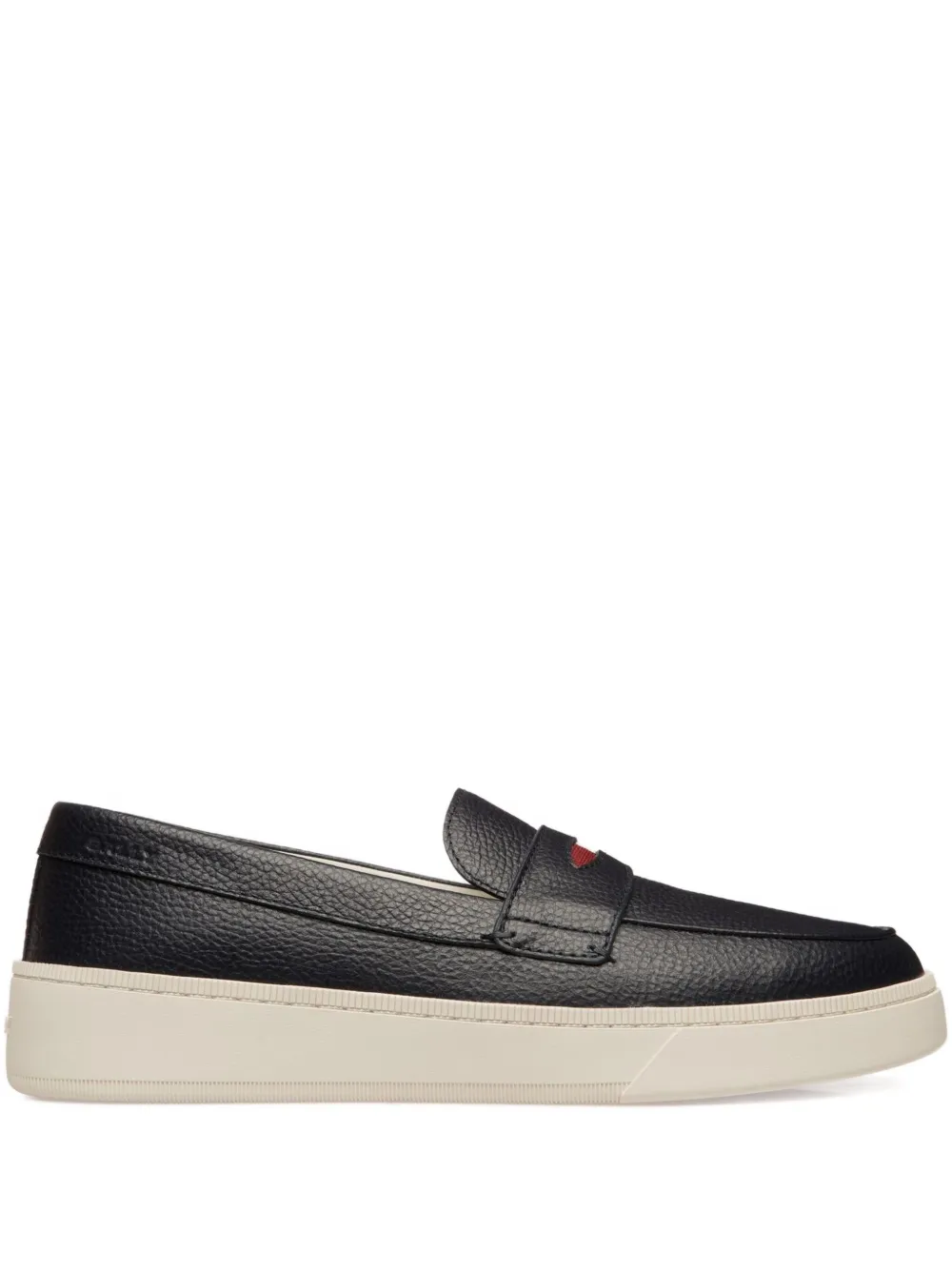 Bally leather loafers Black