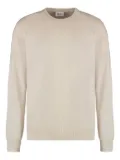 THE (Alphabet) cashmere-wool jumper - White