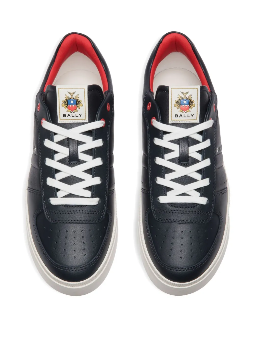 Bally Leren sneakers Blauw