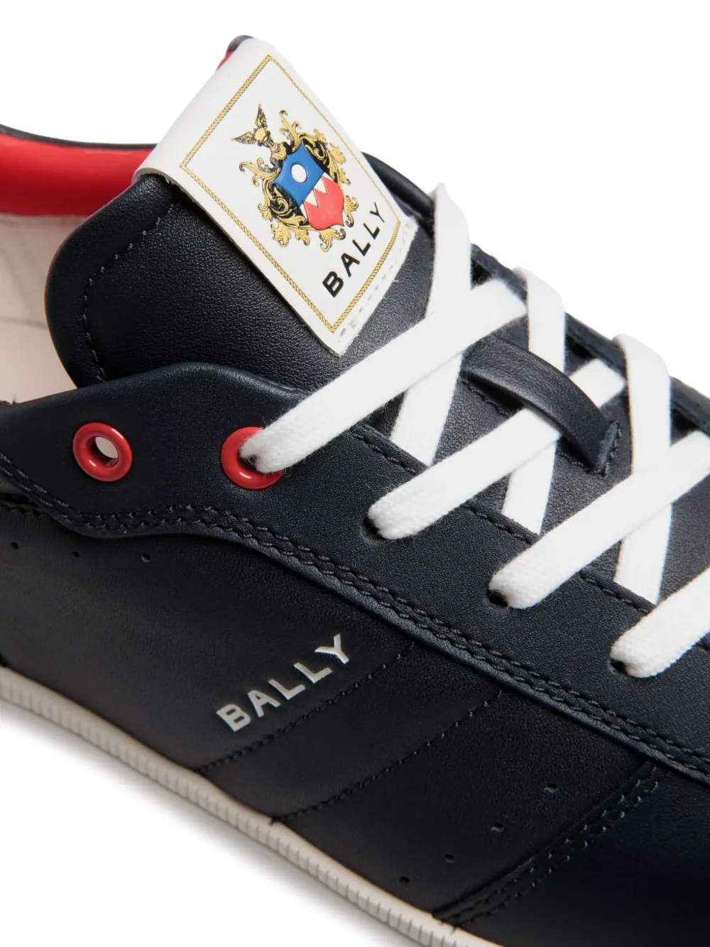 Bally Leren sneakers Blauw