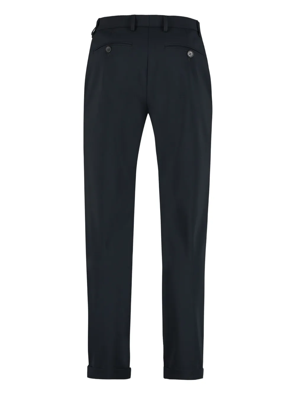 THE (Alphabet) tailored cuffed trousers Zwart