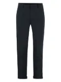 THE (Alphabet) tailored cuffed trousers - Black