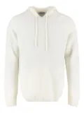 THE (Alphabet) wool-blend hoodie - White
