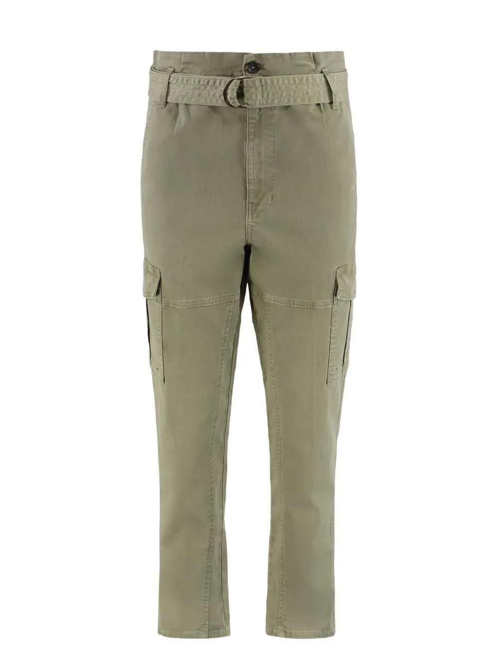 FRAME belted cargo trousers | Green | Image 1