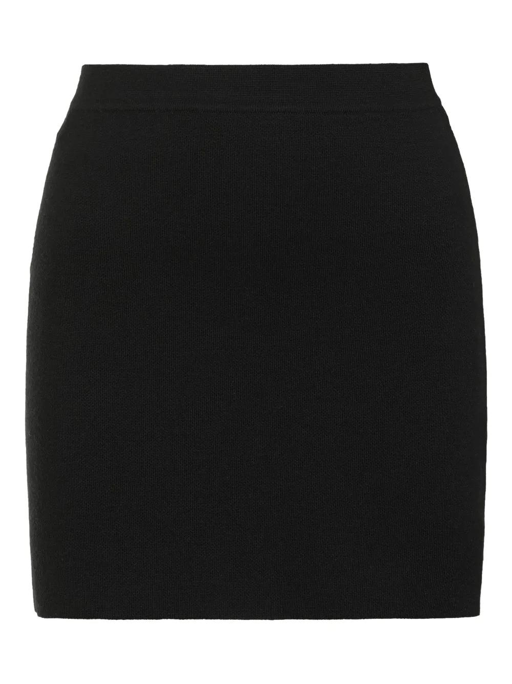 KHAITE knitted mini skirt Zwart