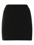 KHAITE knitted mini skirt - Black