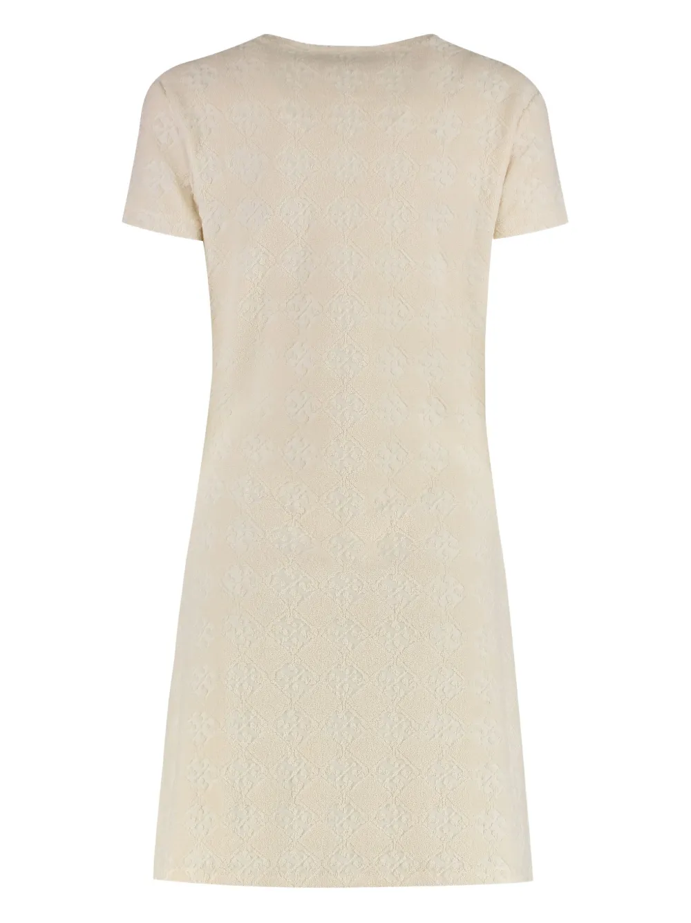 Tory Burch Jurk met geometrisch patroon Beige