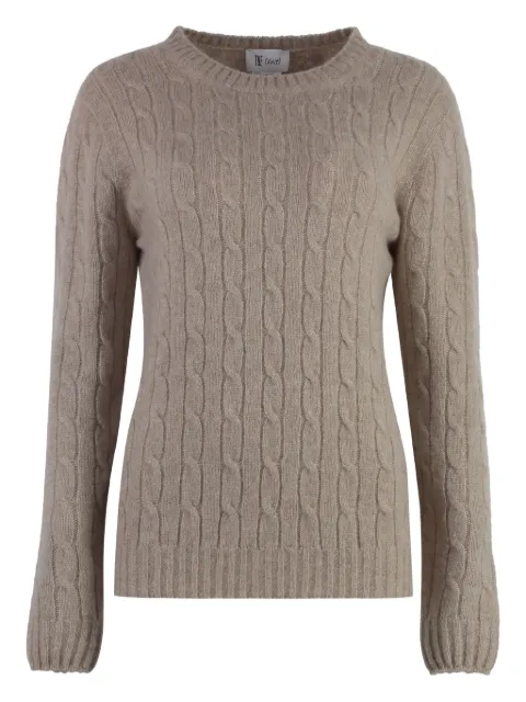 THE (Alphabet) cable-knit sweater