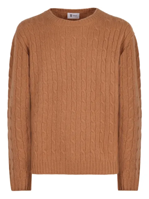 THE (Alphabet) cable-knit sweater