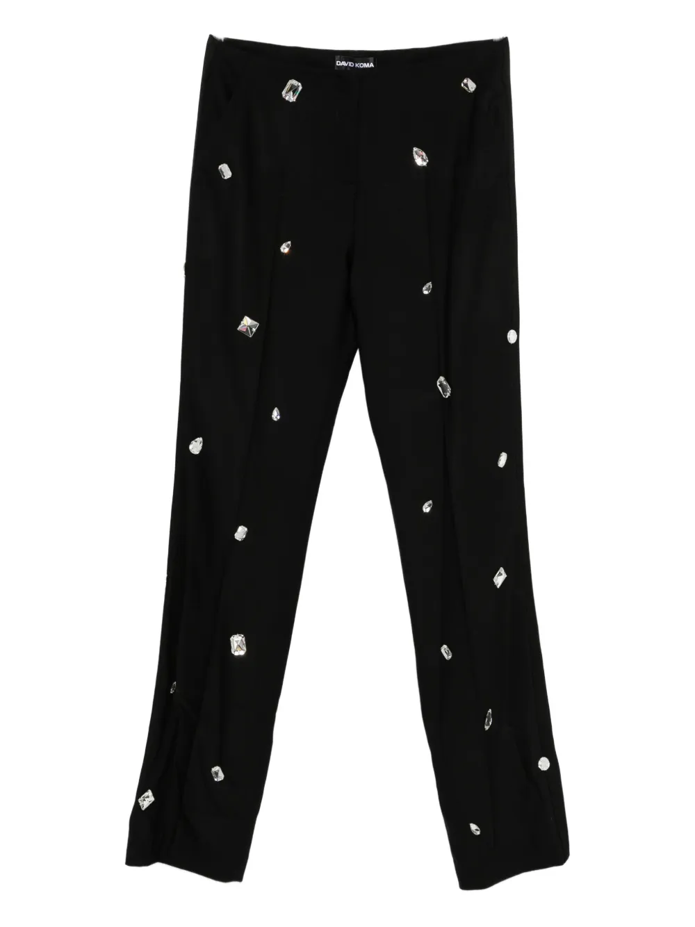 crystal-embellished trousers
