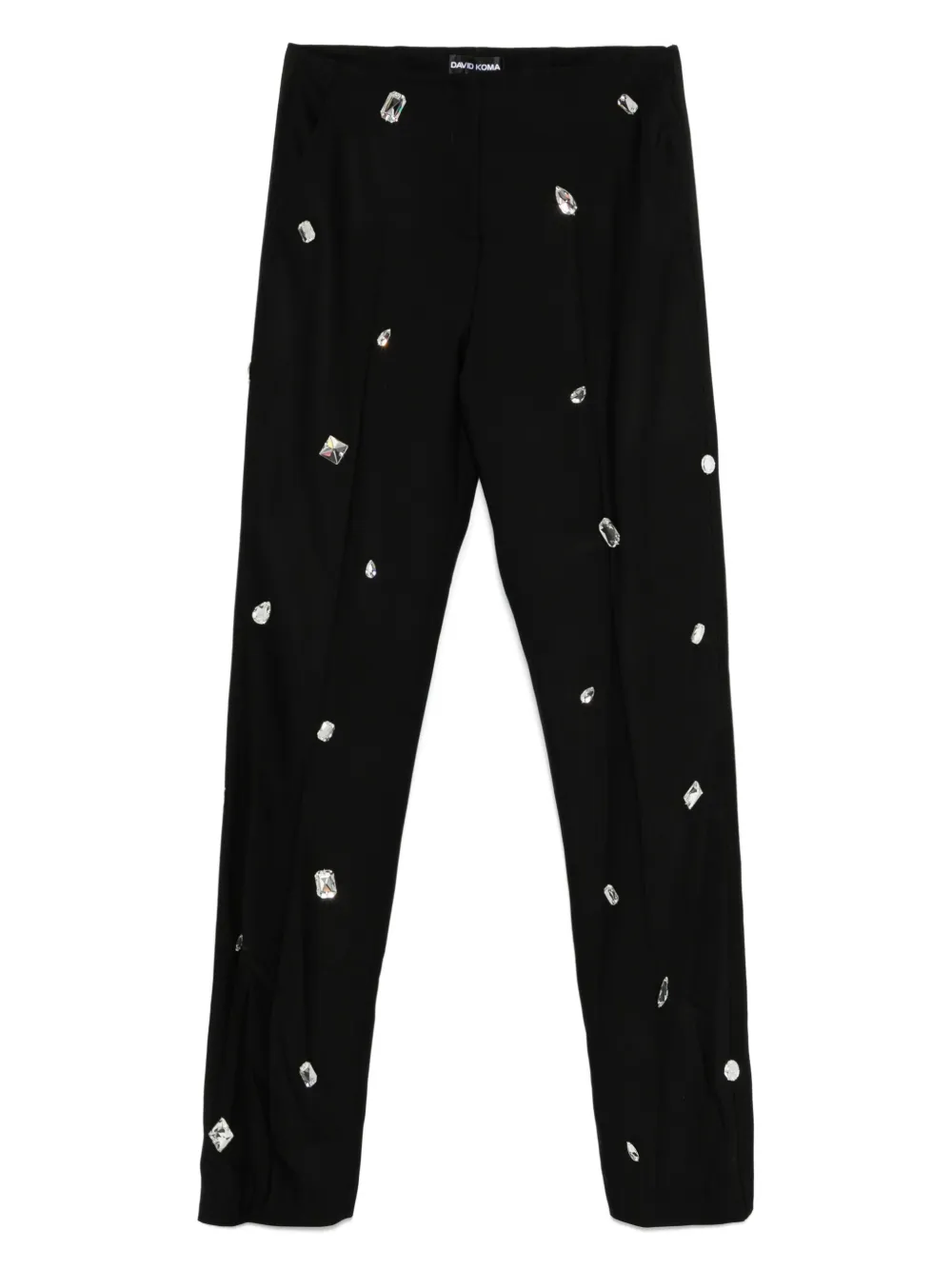 crystal-embellished trousers