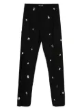 David Koma crystal-embellished trousers - Black