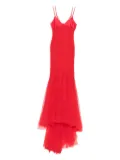 David Koma layered-tulle maxi dress