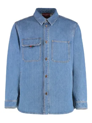 Visvim デニムシャツ | ブルー | FARFETCH JP