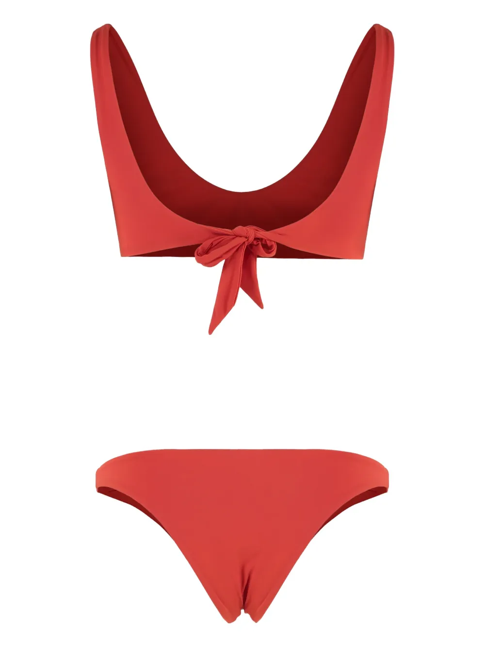 LIDO Ottantauno bandeau bikini met gestrikte achterkant Rood