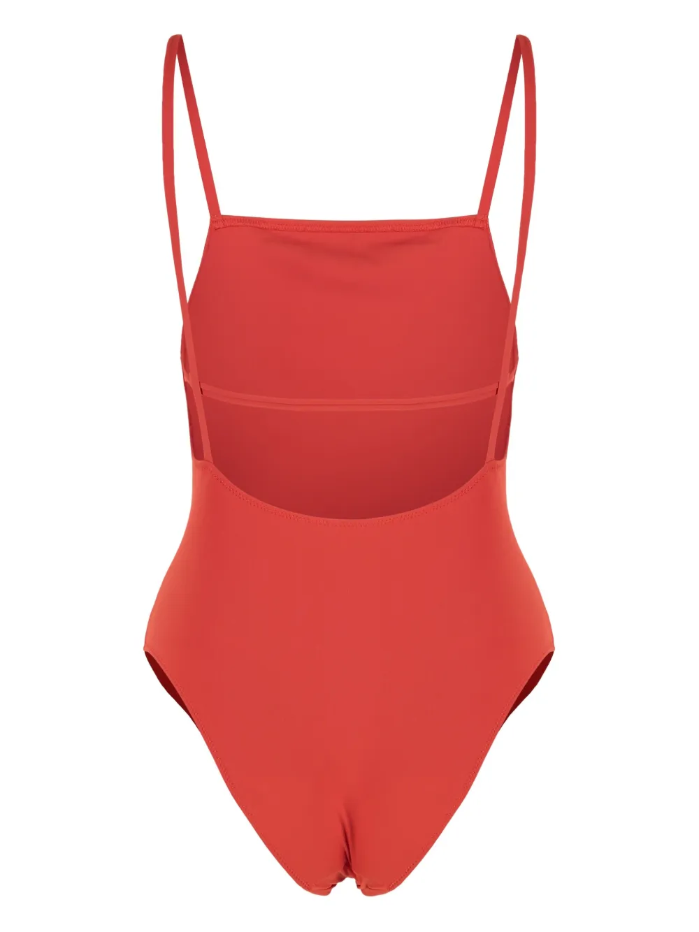 LIDO Tre square-neck swimsuit Rood