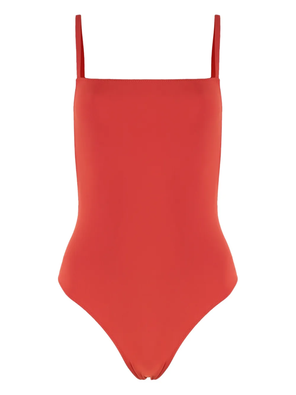 LIDO Tre square-neck swimsuit Rood