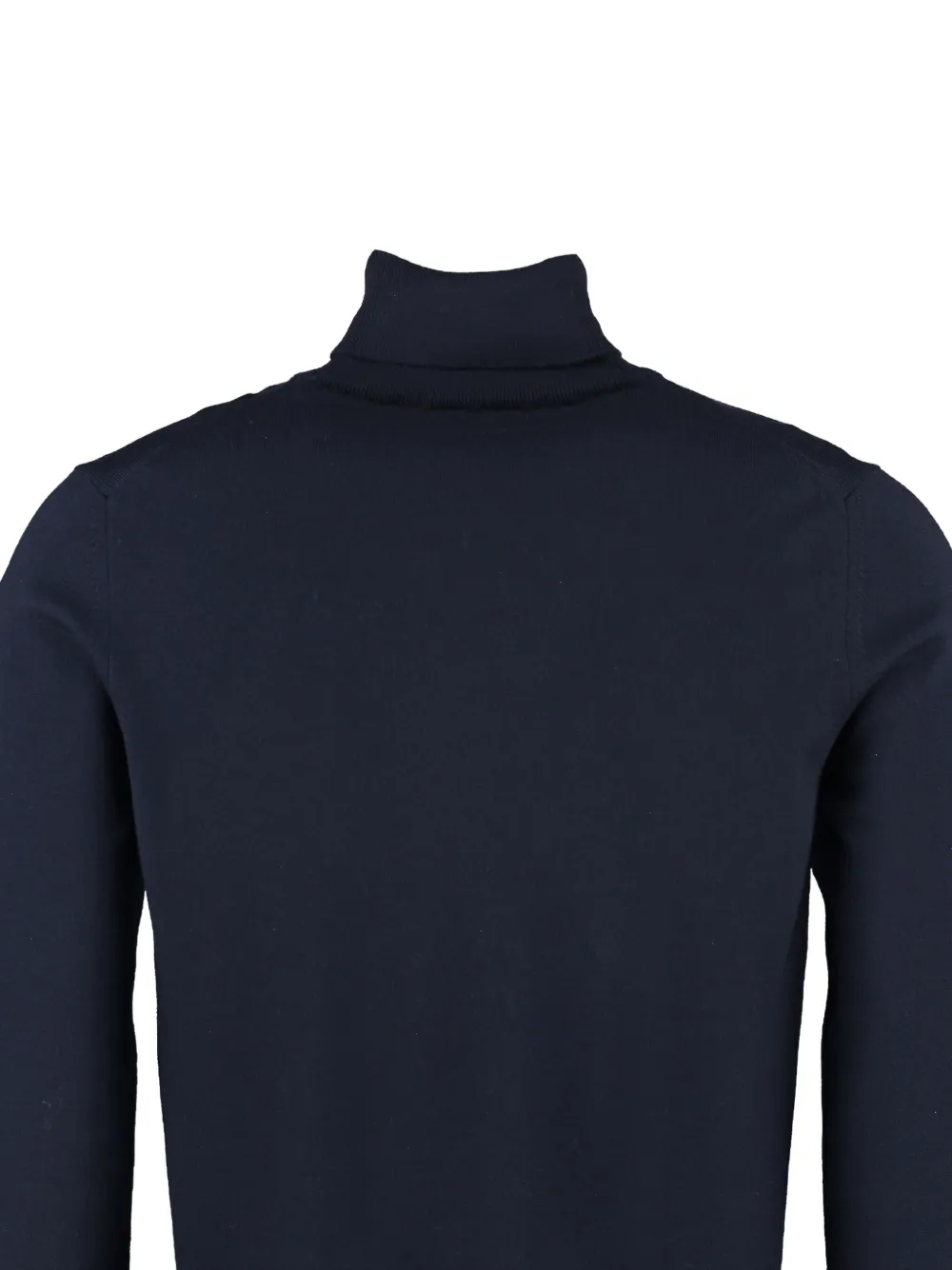 THE (Alphabet) turtleneck wool sweater Blauw