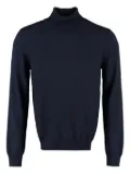 THE (Alphabet) turtleneck wool sweater - Blue