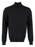 THE (Alphabet) turtleneck wool sweater - Black