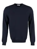 THE (Alphabet) wool crew-neck sweater - Blue