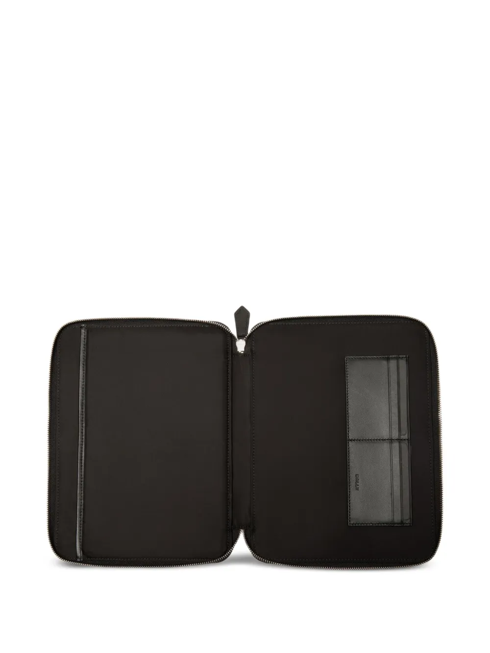 Bally Code Technology hoesje met streepdetail Zwart
