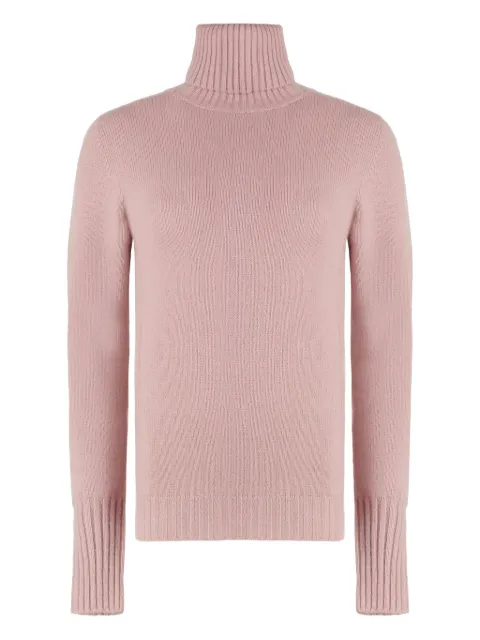 THE (Alphabet) turtleneck cashmere jumper