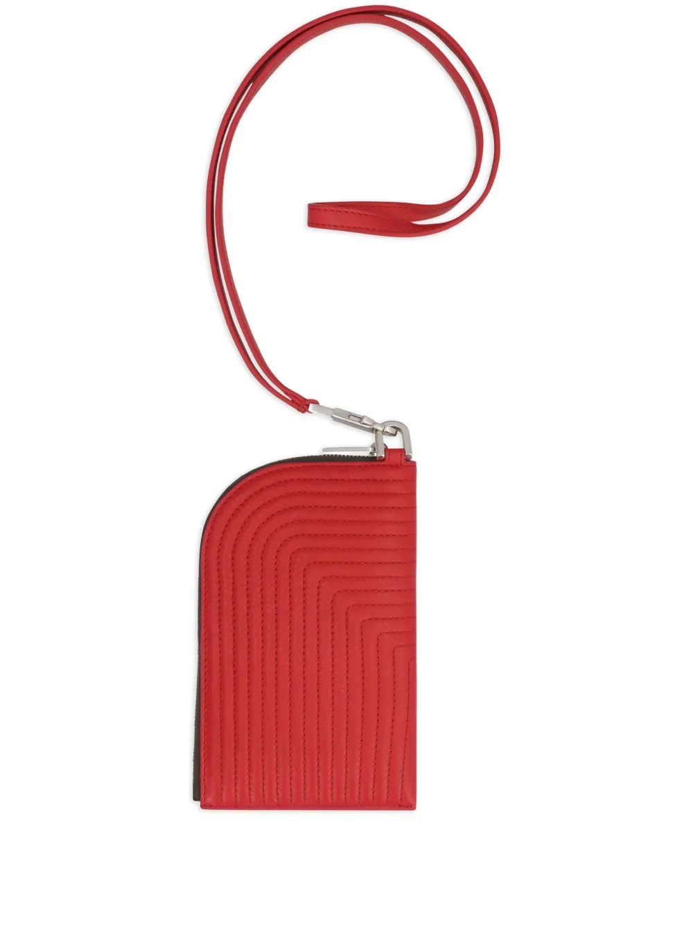 Rick Owens Leren portemonnee Rood