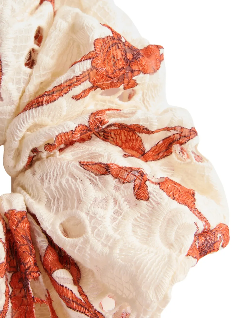 Shop La Doublej Floral-lace Scrunchie