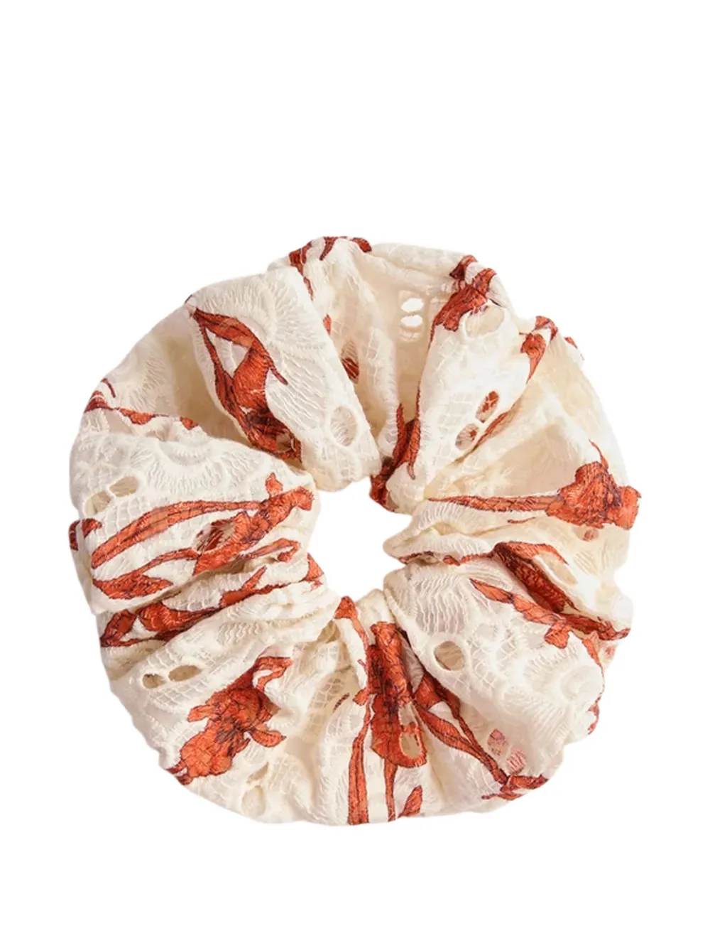 Shop La Doublej Floral-lace Scrunchie