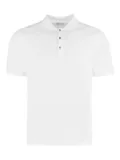 THE (Alphabet) buttoned polo shirt - White
