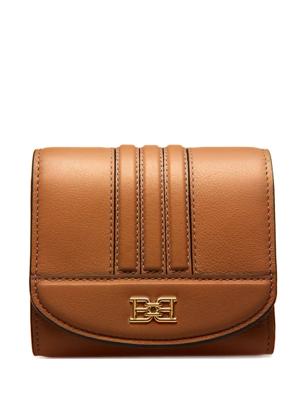 Bally Logo-detail Leather Wallet In Brown