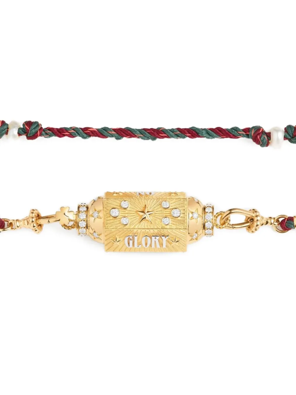 Marie Lichtenberg 18K yellow gold No Risk No Glory diamond necklace | Image 2