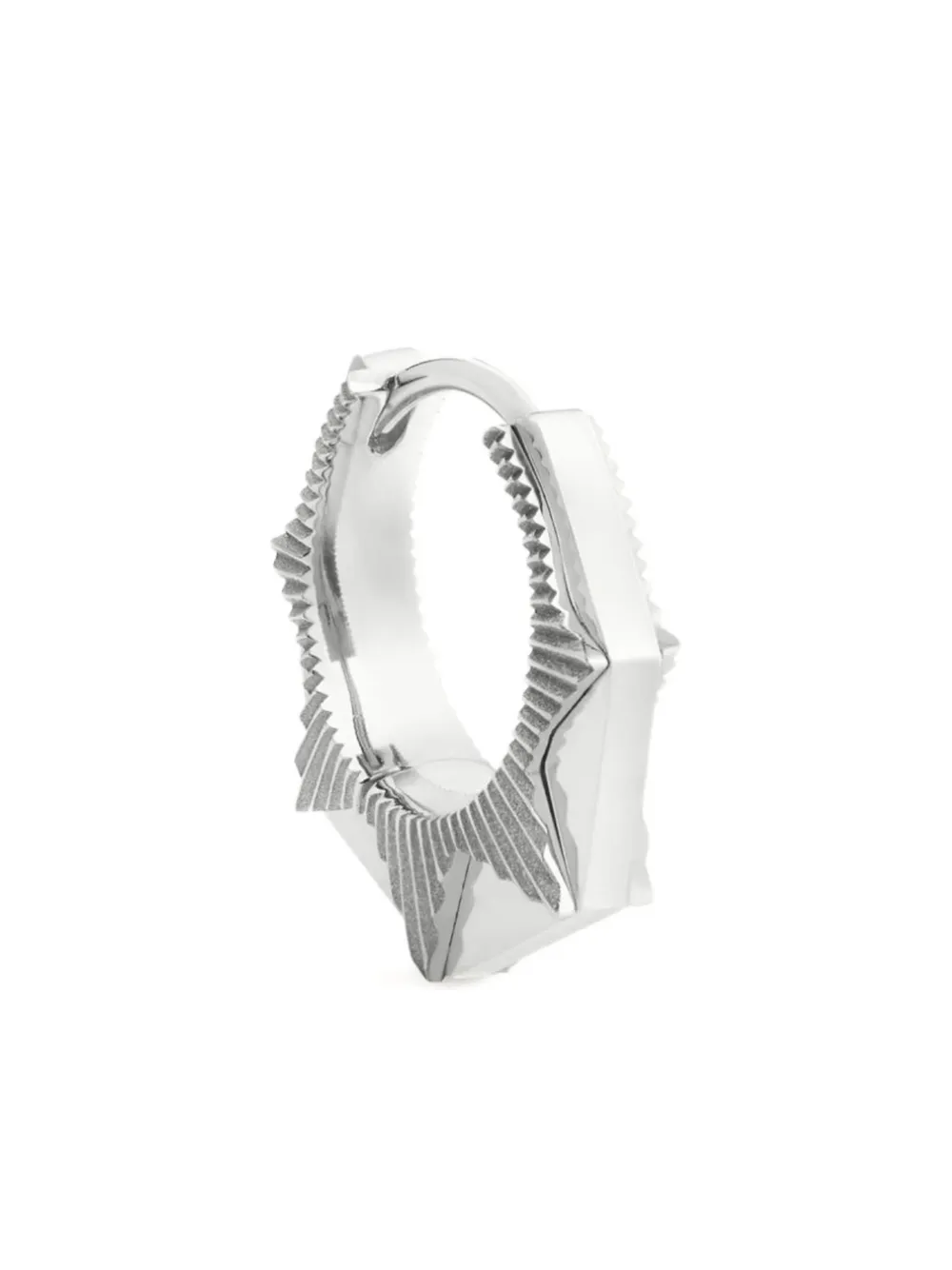 Marie Lichtenberg 18K white gold NYC diamond earrings | Silver | Image 1