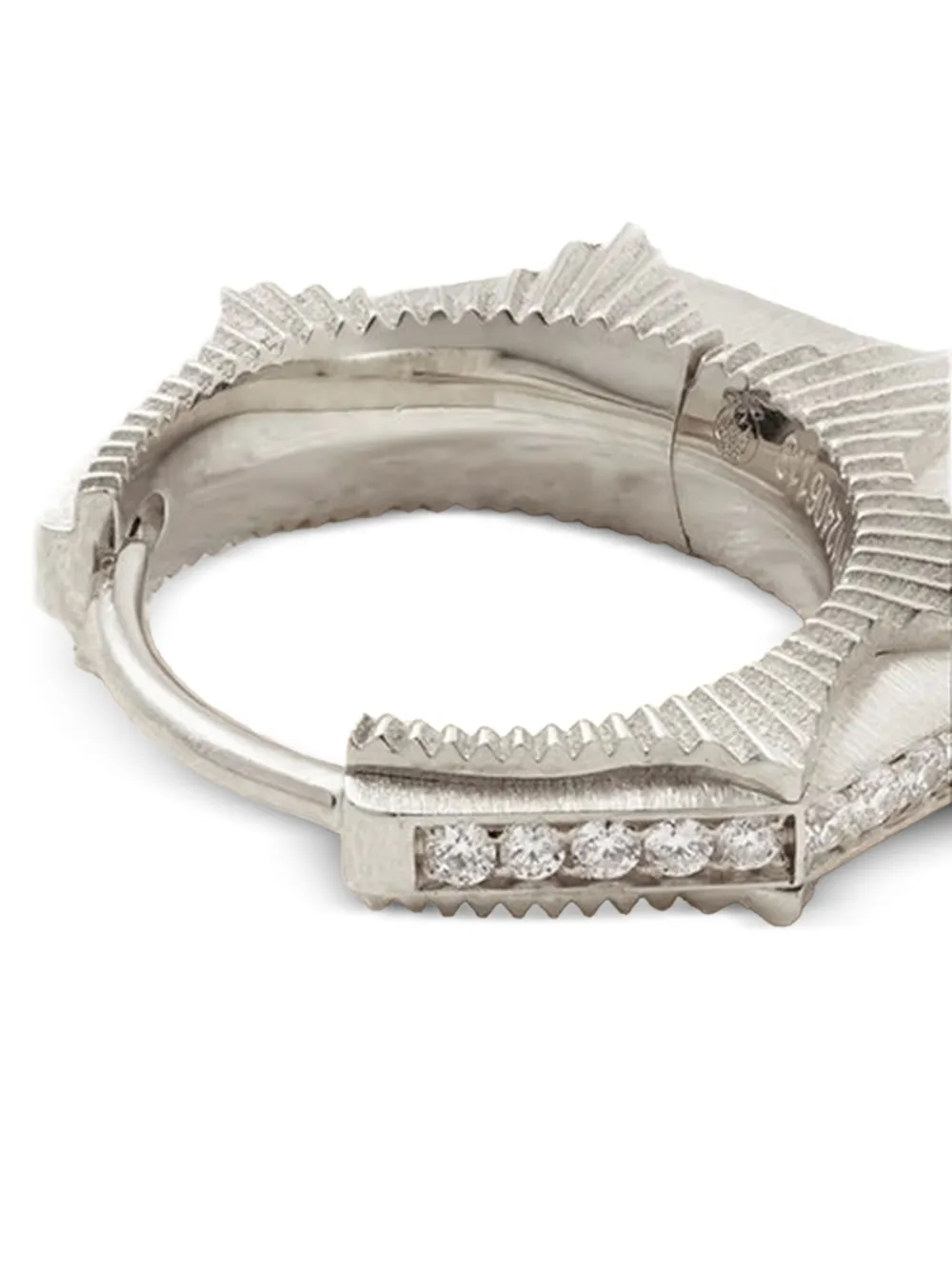 Marie Lichtenberg 18K white gold NYC diamond earrings | Image 2
