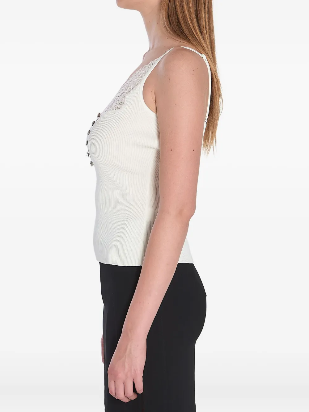 Shop Self-portrait V-neck Tank Top