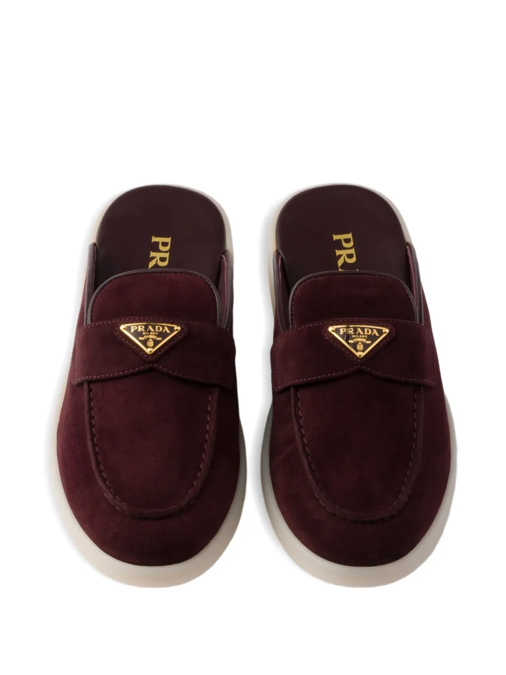 Prada Muiltjes met logo Rood