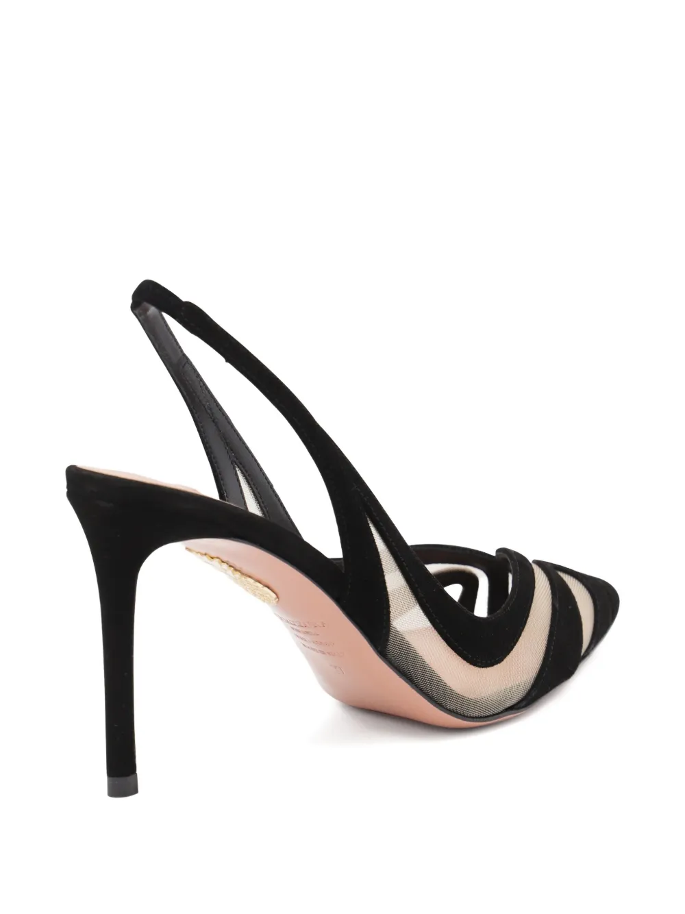 Aquazzura 85mm Lune pumps Black