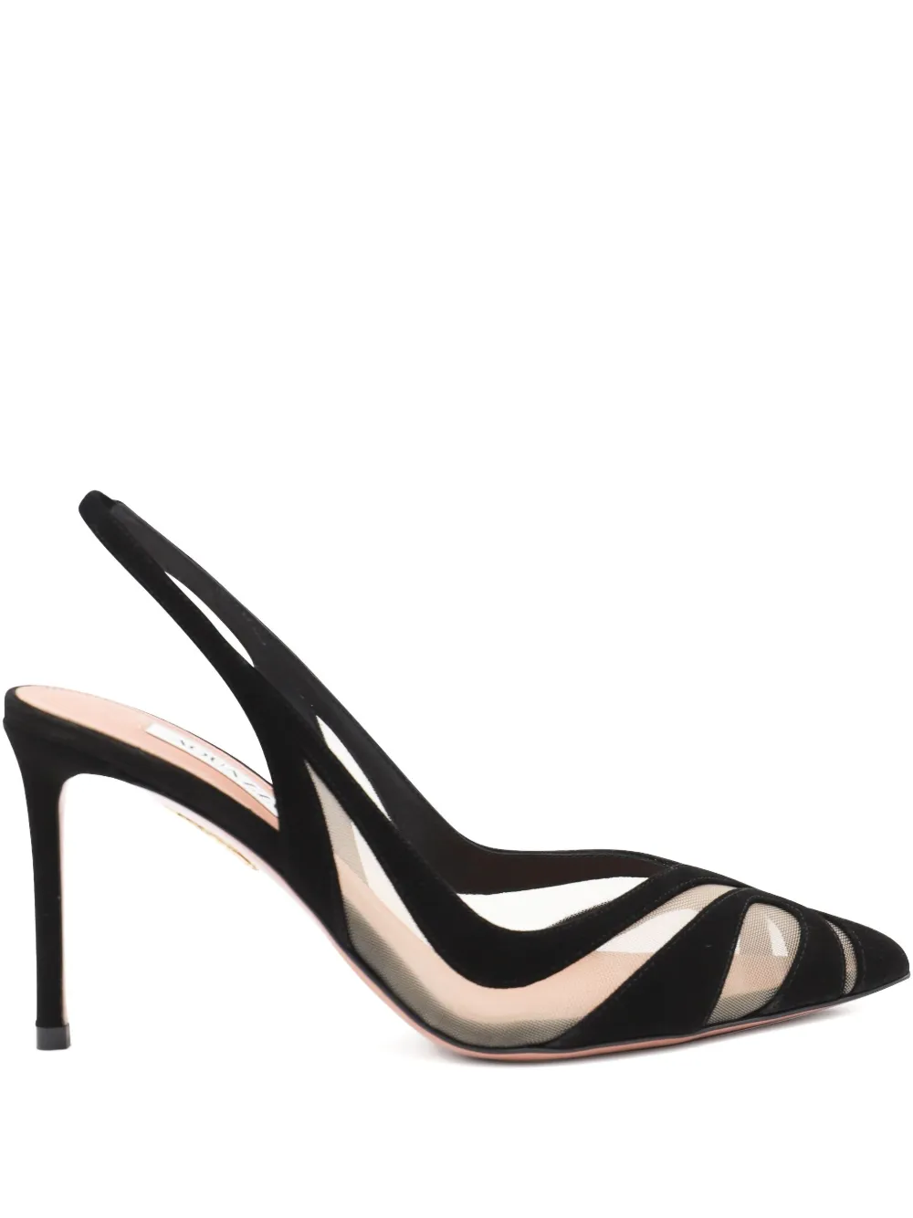 Aquazzura 85mm Lune pumps Black