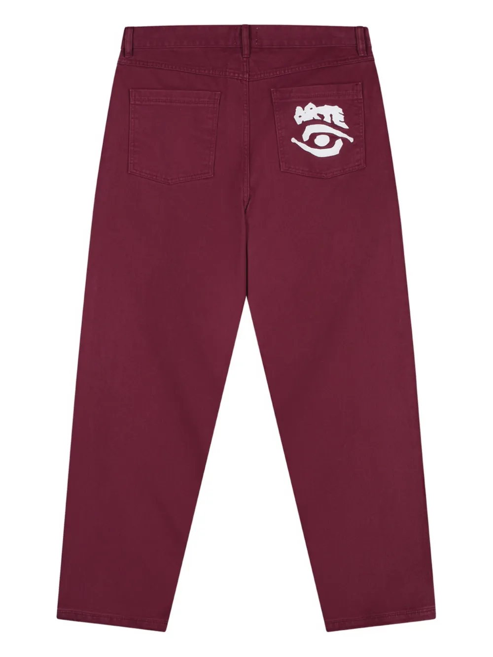 Arte Antwerp Jeans met logoprint - Rood