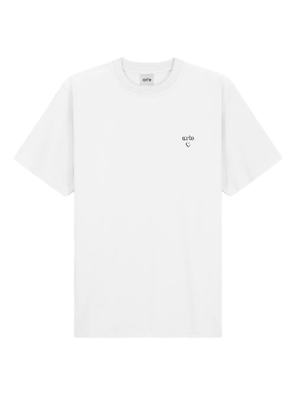 Arte Antwerp Graphic-logo Short-sleeves T-shirt In White