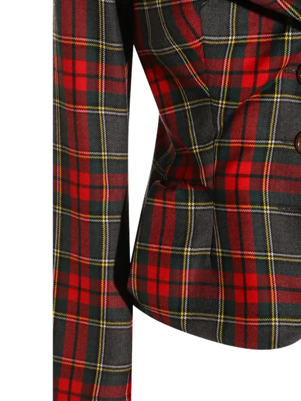 Vivienne Westwood tartan-patterned Blazer | Red | FARFETCH Vivienne Westwood tartan-patterned Blazer | Red | FARFETCH