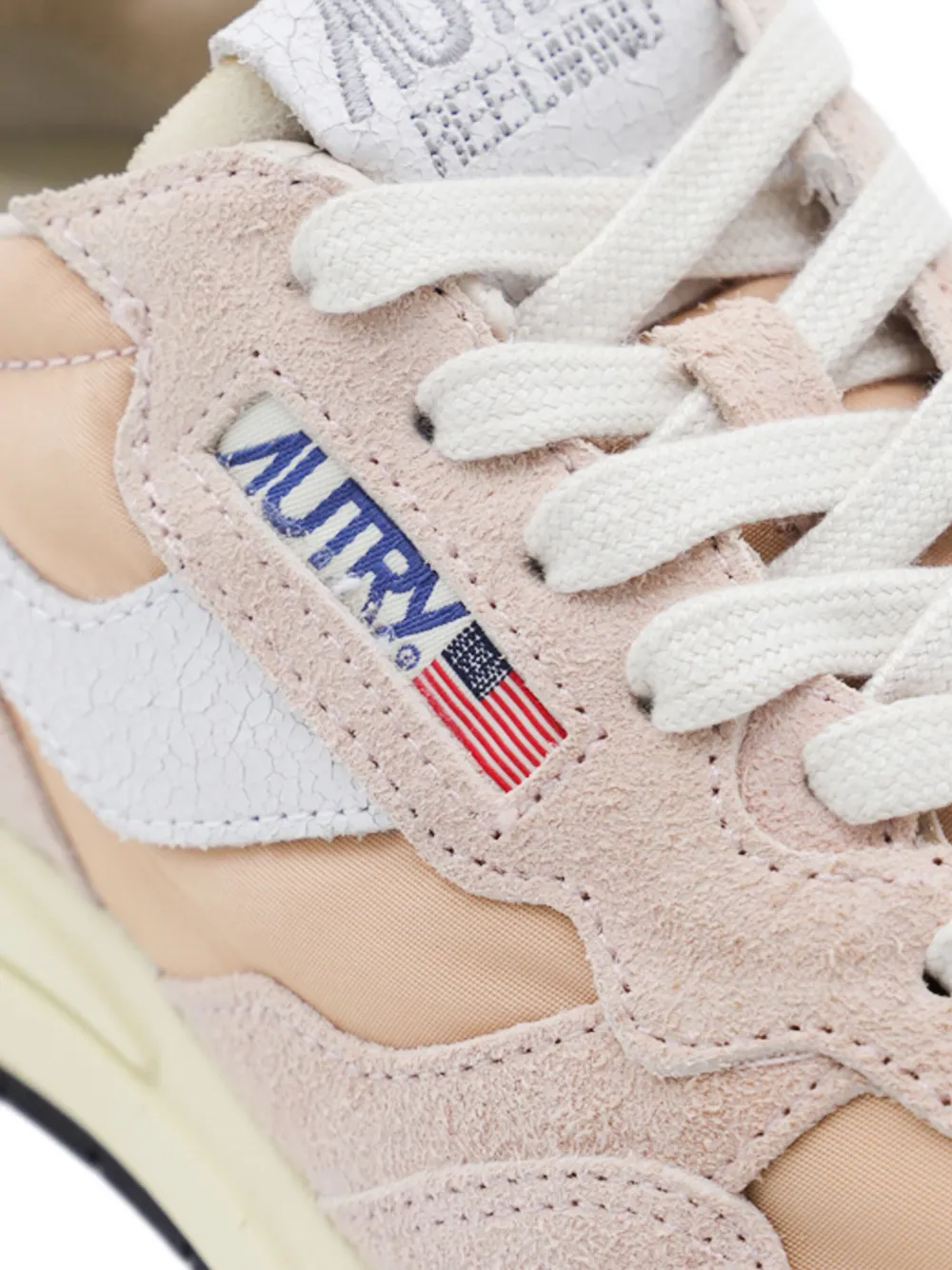 Autry Low Top Sneakers With Rubber Sole And Suede Panels