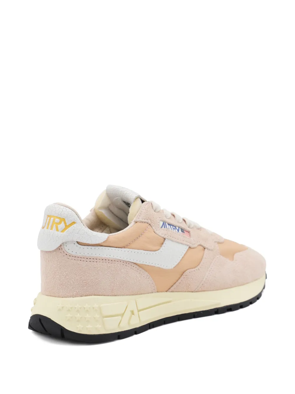 Autry Low Top Sneakers With Rubber Sole And Suede Panels
