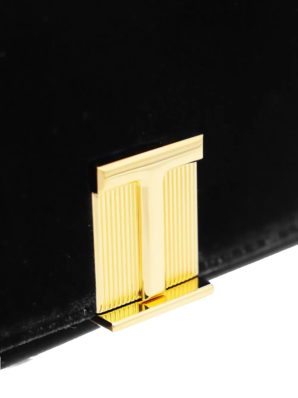 TOM FORD Fluwelen clutch Zwart