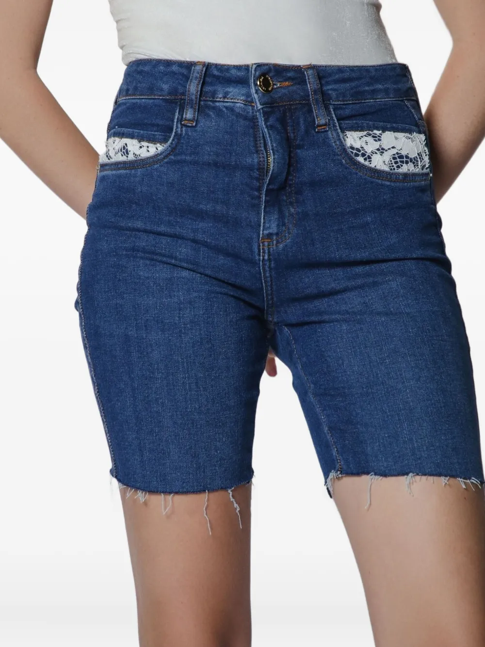 Lethicia Bronstein Silvana denim shorts | Knee-Length Shorts | Image 2