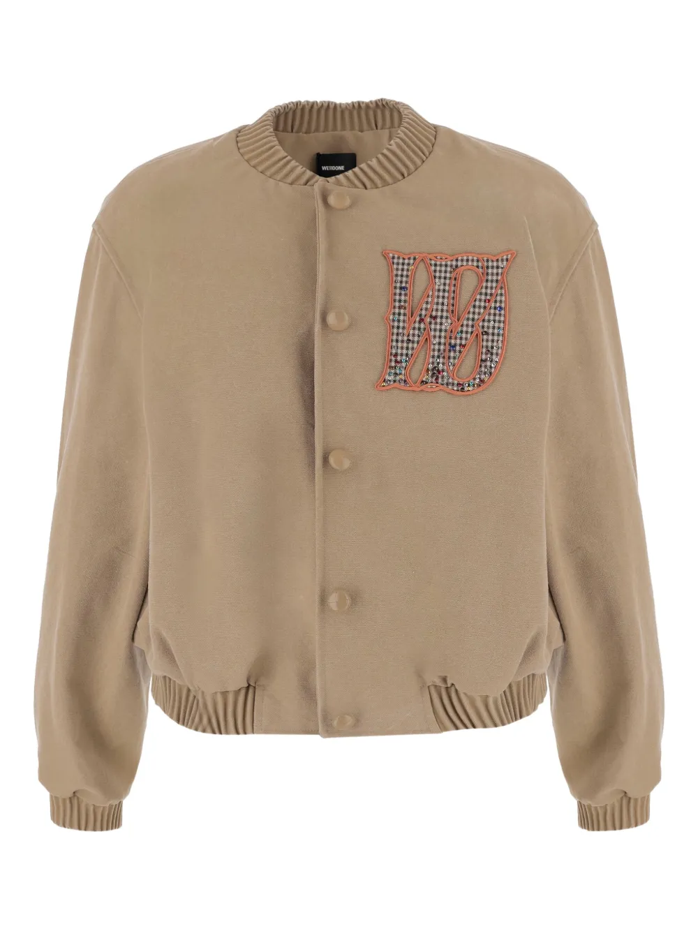 We11done cotton-blend bomber jacket | Neutrals | Image 1