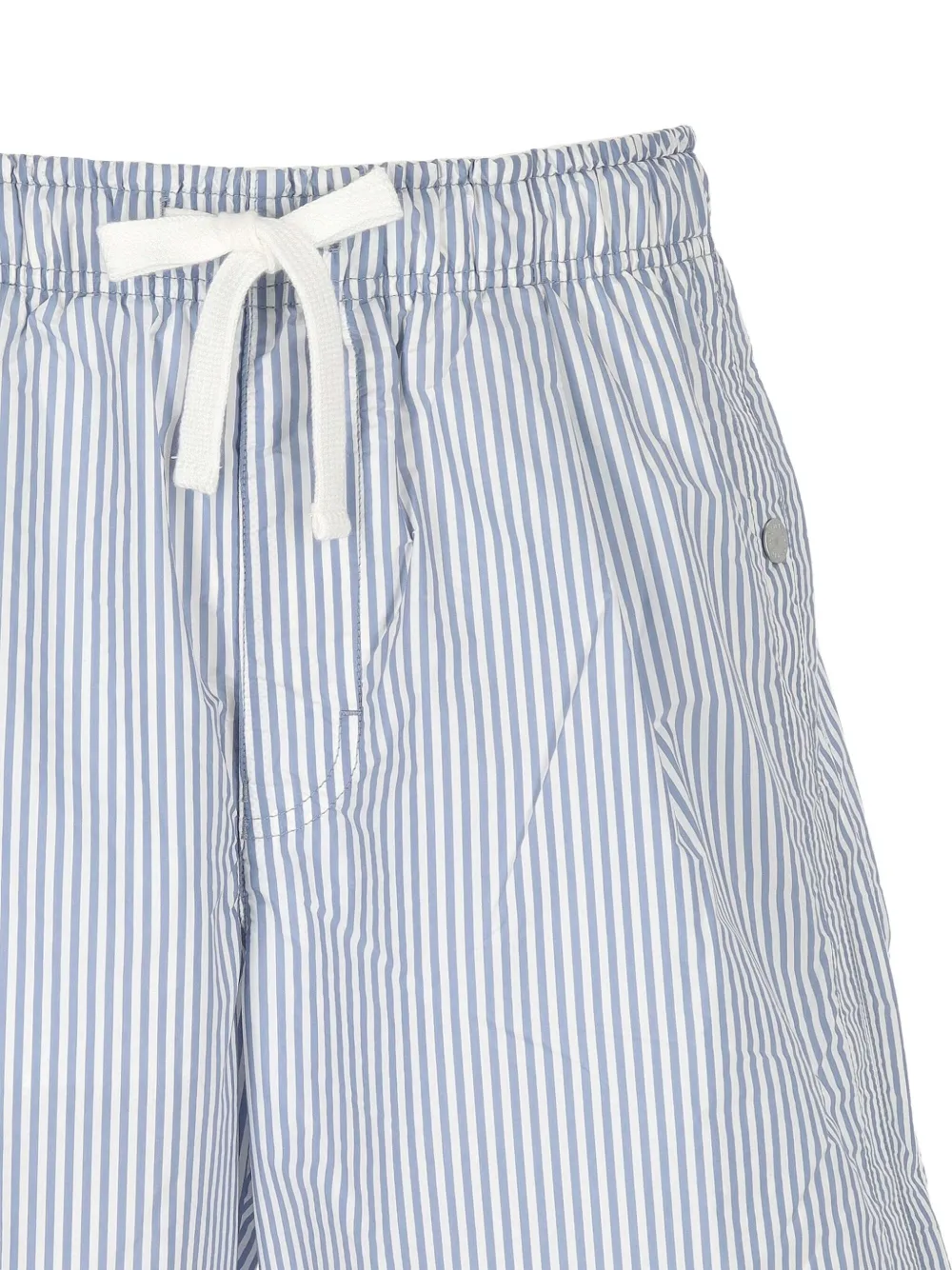 Stone Island striped drawstring shorts Blauw