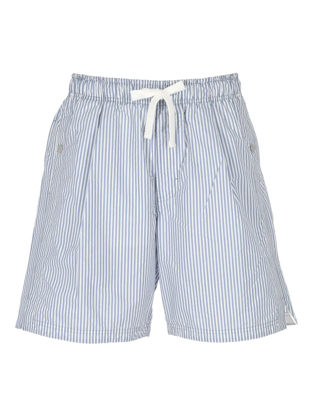 Stone Island striped drawstring shorts Blauw